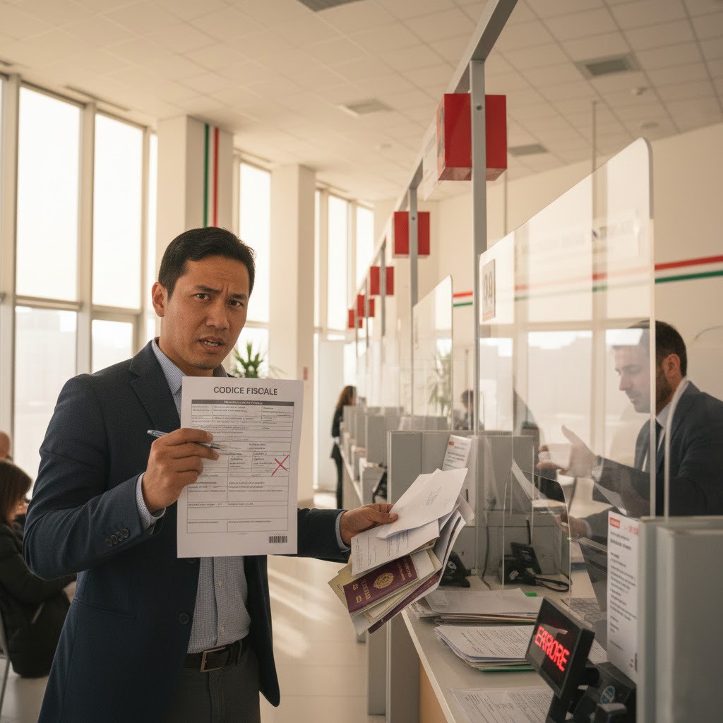 Common mistakes foreigners make when applying for Codice Fiscale What Is a Codice Fiscale and Why You Need It Who Needs a Codice Fiscale in Italy in 2026 How to Get Codice Fiscale in Italy in 2026 (All Methods) Getting Codice Fiscale at Agenzia delle Entrate Required Documents for Codice Fiscale Application Getting Codice Fiscale from an Italian Consulate Abroad Codice Fiscale Through Employers or Universities Common Mistakes Foreigners Make When Applying Codice Fiscale vs Tessera Sanitaria Explained