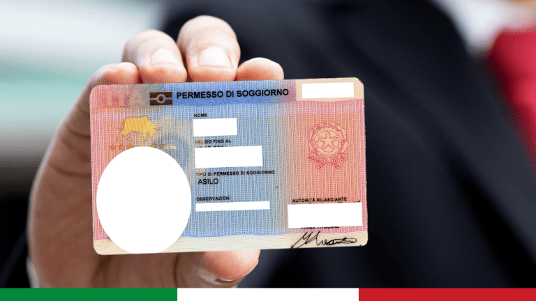 Foreigner applying for a residence permit in Italy in 2026