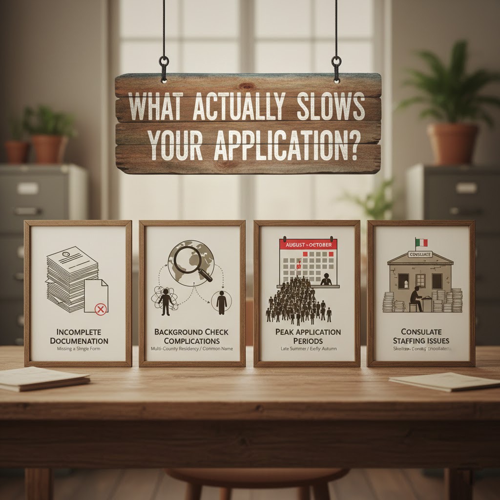 How long does Italy work visa take