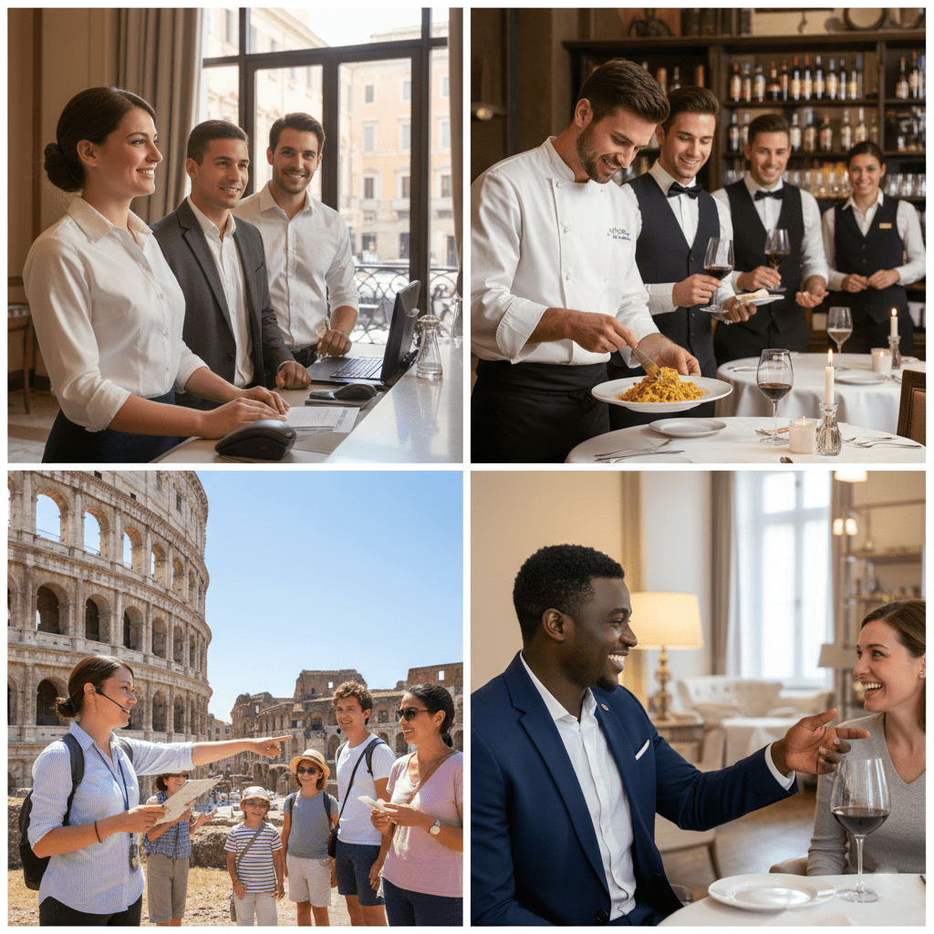 Foreign workers in Italy 2026 employed in tourism and hospitality