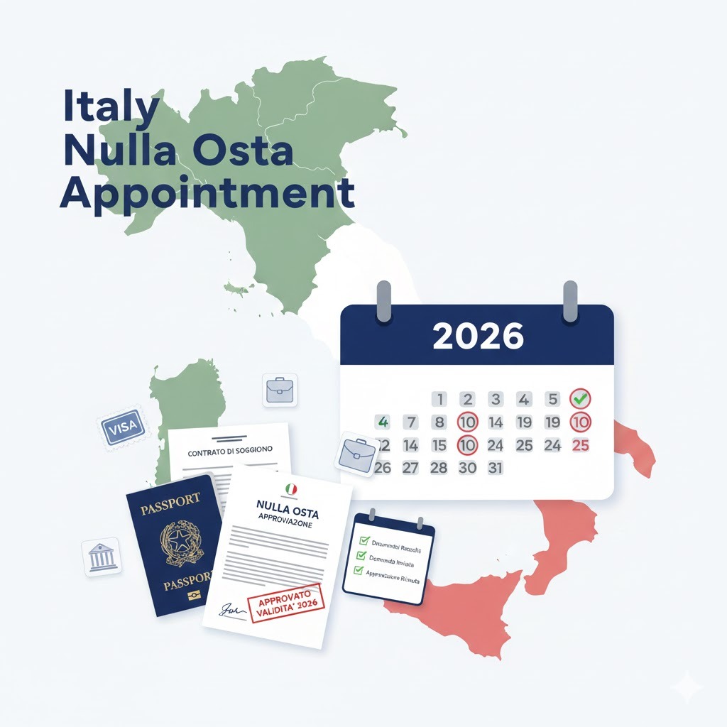 convert tourist visa to work permit Italy