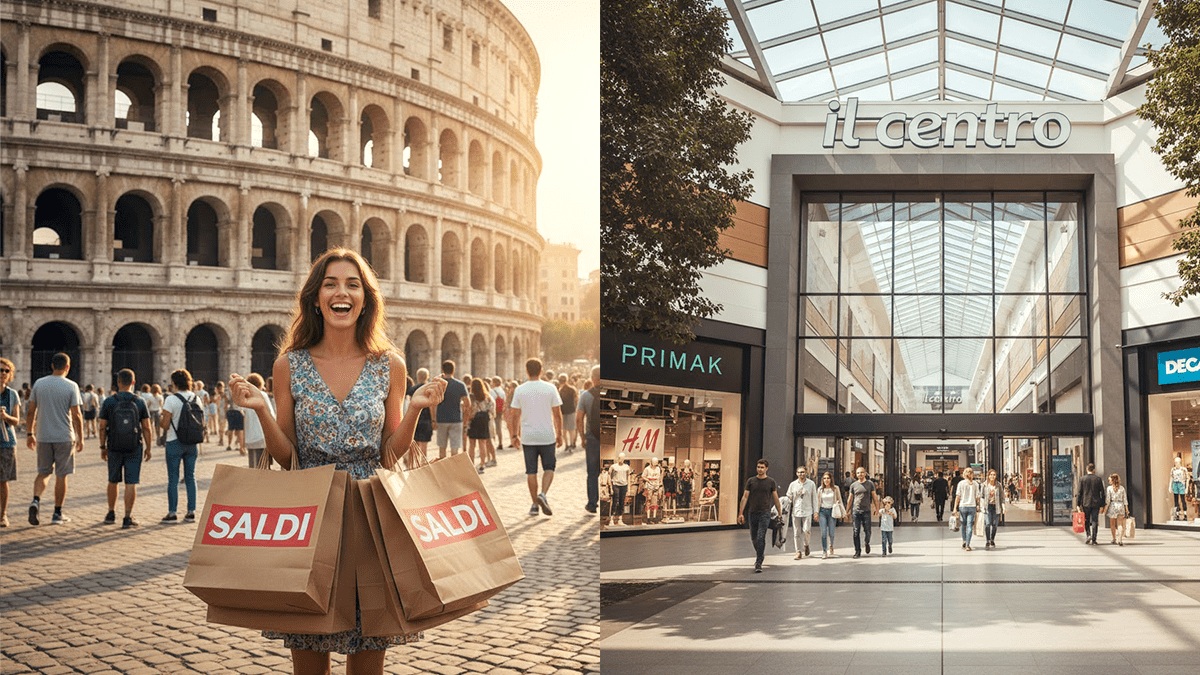 Cheapest shopping malls in Italy
